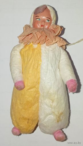 Ватная новогодняя игрушка.