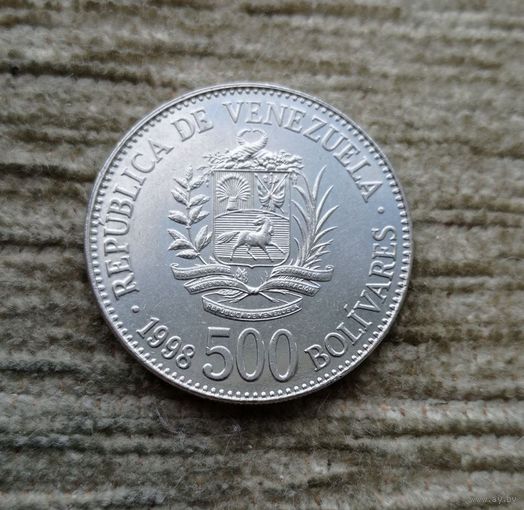 Werty71 Венесуэла 500 боливаров 1998