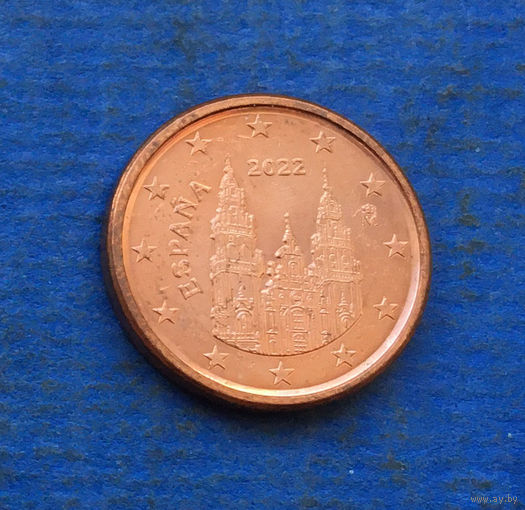 Испания 1 евроцент 2022