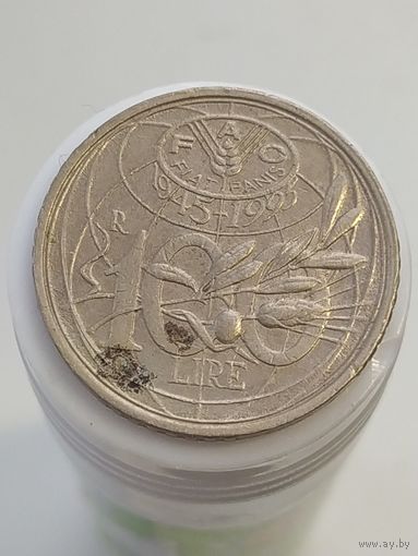 100 лир ФАО Италия 1995 года  лот 45