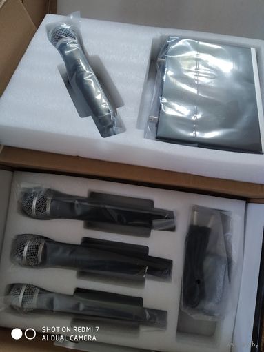 Микрофоны 4 на одной базе BOMGE professional кардиоид