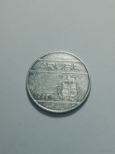Аруба 25 центов 1997 года .