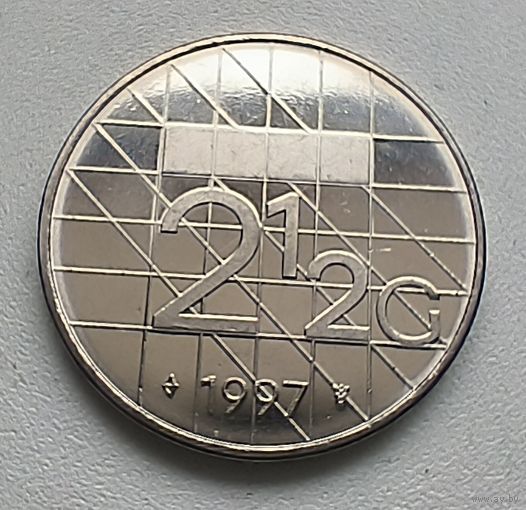 Нидерланды 2,5 гульдена, 1997 1-3-2