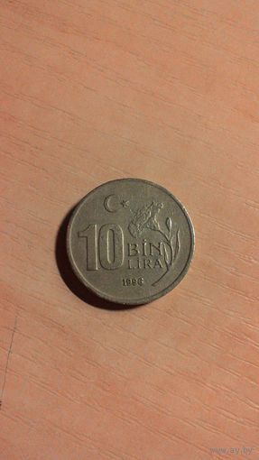 Турция, 10000 лир 1996.