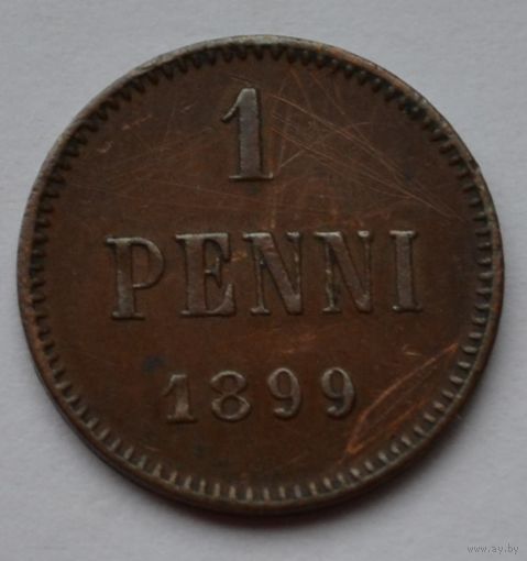 Финляндия, 1 пенни 1899 г.