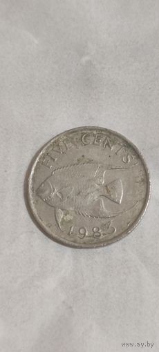 Бермуды 5 цент 1983