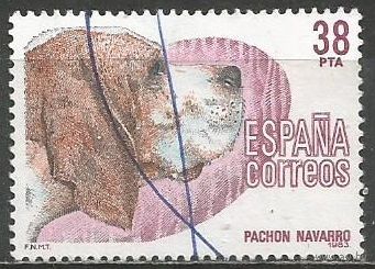 Испания. Служебная собака. 1983г. Mi#2597.