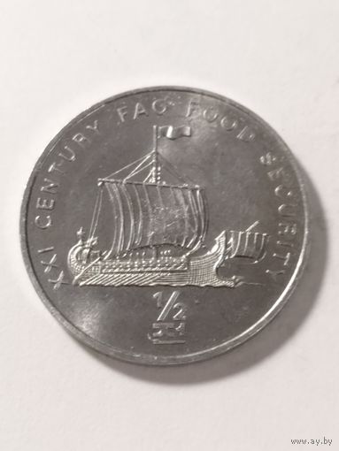 Северная Корея 1/2 чон "ФАО-Корабль викингов" 2002