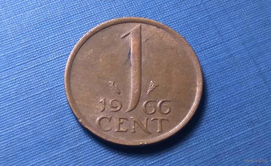 1 цент 1966. Нидерланды.
