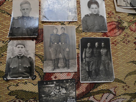 Фото красноармейцев служивших в германии в начале 1950-х гг, одним лотом 7 шт