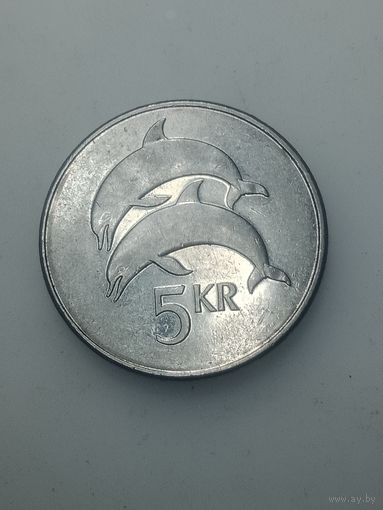 Исландия 5 крон  2007  года .