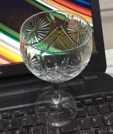 Бокал хрустальный СССР винтаж 1шт.