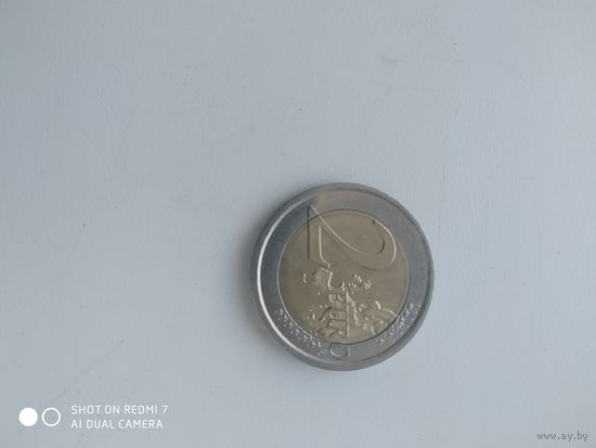 2 евро Италия, 2012 год, 10 лет наличному обращению евро .