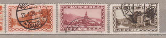Саар Германия архитектура местные мотивы 1926 год    лот 12