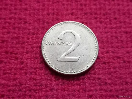 Ангола 2 кванзы кванза 1977 г.