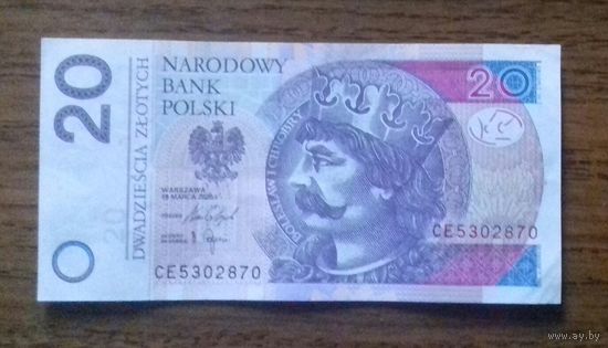 20 злотых, Польша 2025 г.