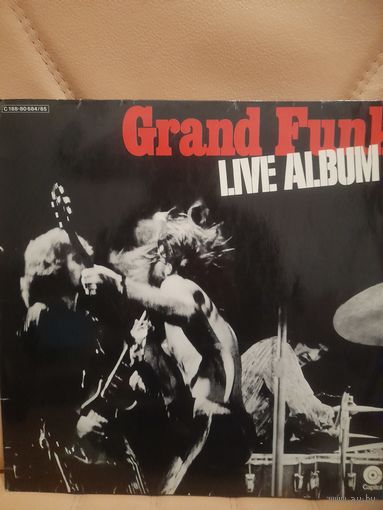 GRAND FUNK RAILROAD  " LIVE ALBUM "  2LP GATEFOLD, GERMANY CAPITOL 188-80684/85-ORIG - EX-/EX