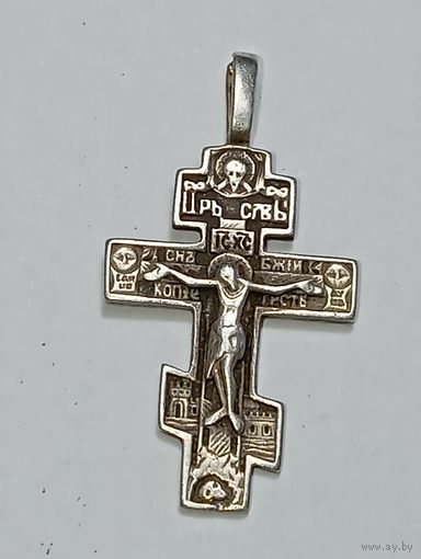 Крестик серебро 925 пробы .
