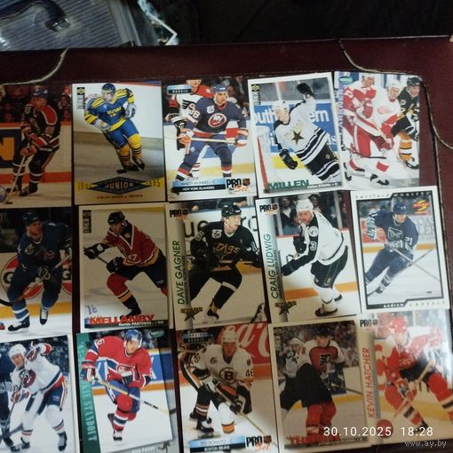 Карточки хоккей США