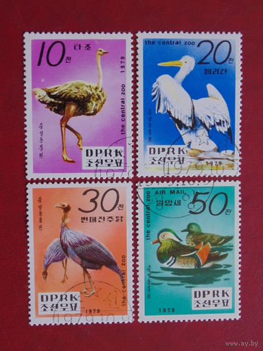 Корея 1979 г. Птицы.