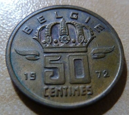50 сентим 1972 BELGIE