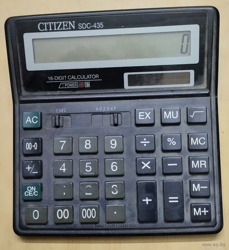 Калькулятор CITIZEN SDC-435