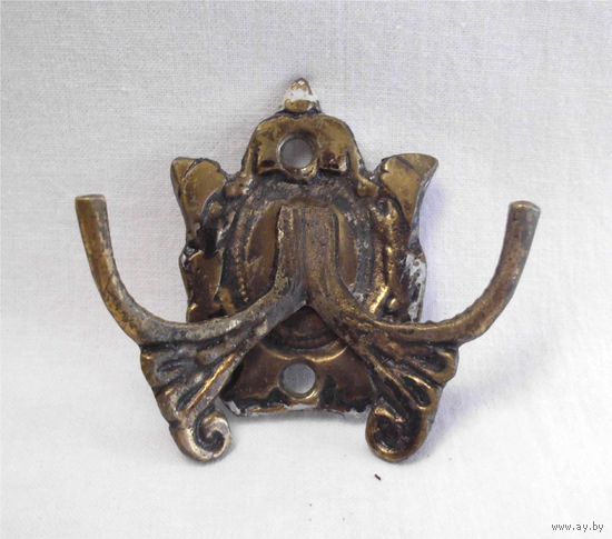 Крюк настенный Вешалка Бронза 01