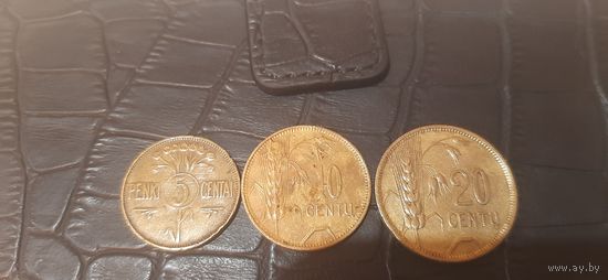 5, 10,20 центов 1925 года.