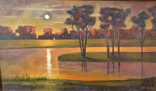 Пейзаж Зинчук.А.М. Член БСХ 1929гр