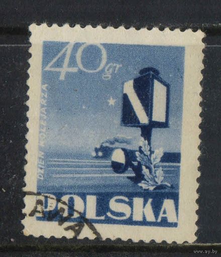 Польша ПНР 1954 День железнодорожника Стрелка #868