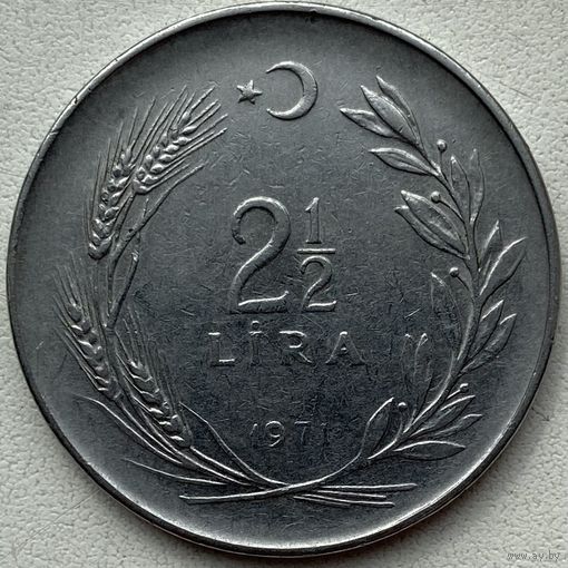Турция 2,5 лиры 1971 г.