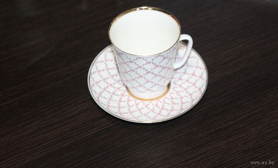 Фарфоровая чайная пара, клеймо, ЛФЗ.