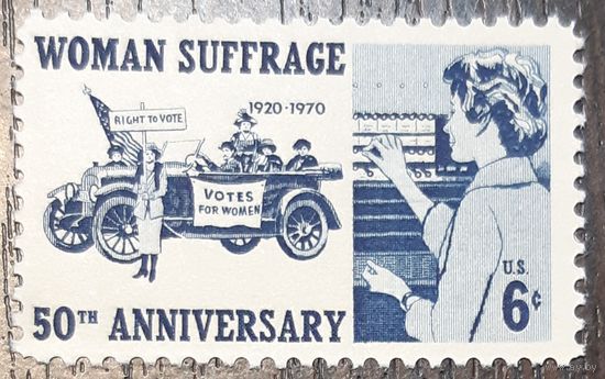 1970  50-летие избирательного права женщин   США