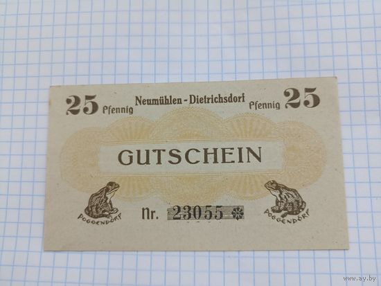 Германия 25 пфенингов