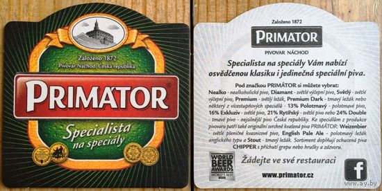 Подставка под пиво Primator No 2