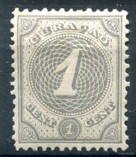 Нидерландские колонии - Кюрасао - 1889г. - 1 с - 1 марка - MH [Mi 19]. #3-WB-65-A-1