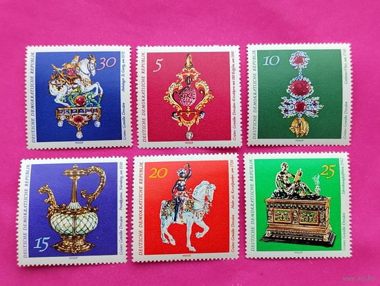 ГДР. Культура и искусство. ( 6 марок ) 1971 года. 11-11.