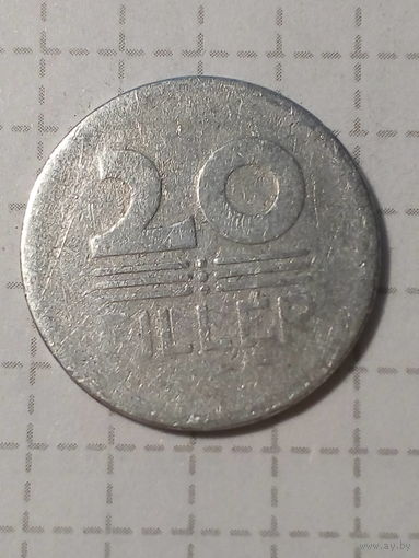 20 филлеров Венгрия 1953 год