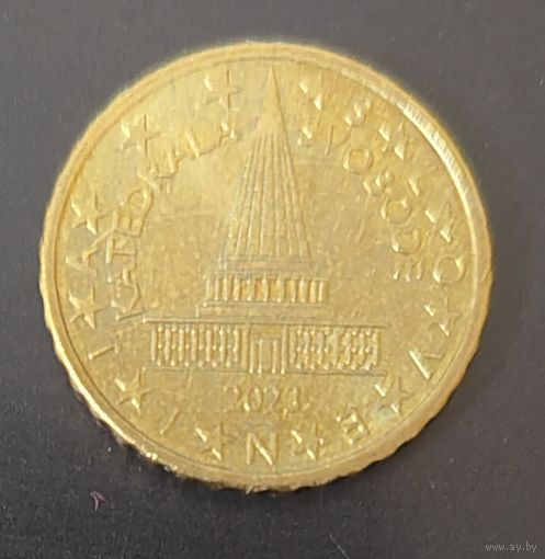 Словения 10 евроцентов, 2023_KM# 71_ Одна на АУ_РЕДКАЯ