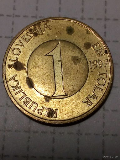 1 толар Словения 1997 год