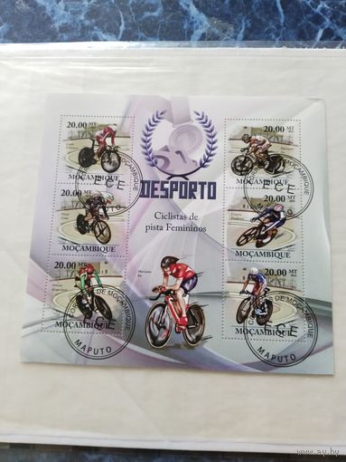 Мозамбик 2010 бл. велоспорт