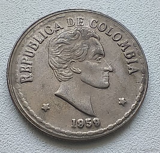 Колумбия 20 сентаво 1959  7-14-30