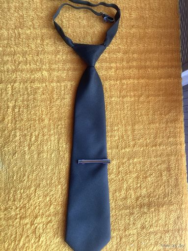 Галстук офицерский с зажимом