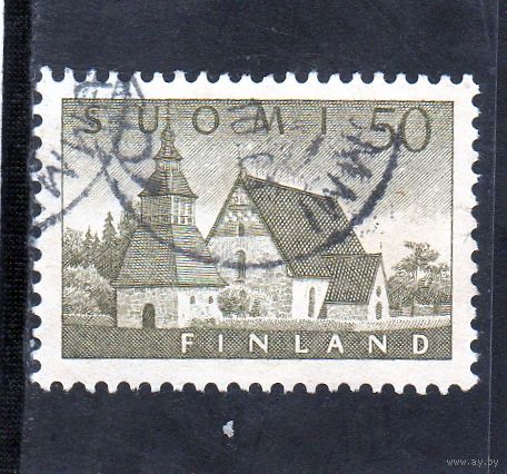 Финляндия.Ми-474. Церковь в Ламми. 1957.