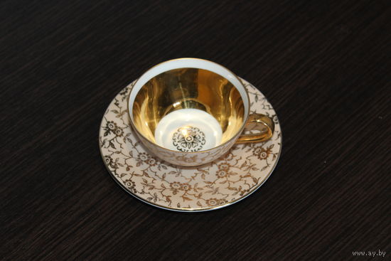 Фарфоровая, кофейная пара, клеймо, Германия.