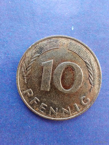 Германия ФРГ 10 пфеннигов 1978 F