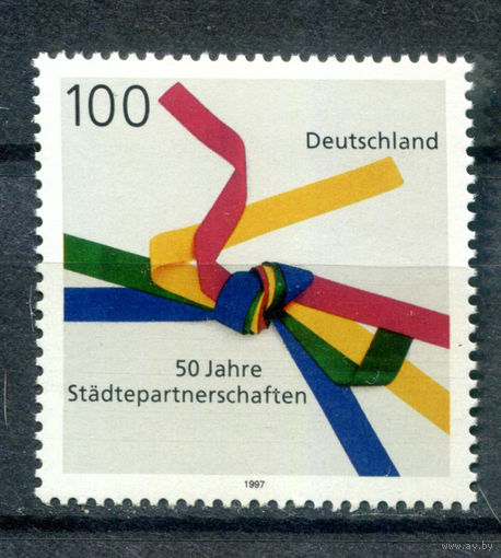 Германия - 1997г. - 100 лет городскому партнёрству - полная серия, MNH [Mi 1917] - 1 марка