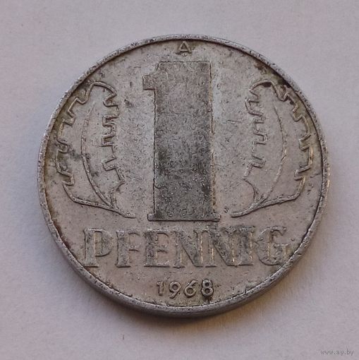 1 пфенниг 1968 год