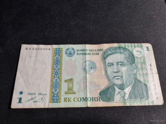 Таджикистан 1 сомони 1999