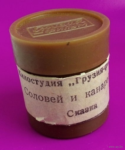 Диафильм для детей. " Соловей и канарейка".
